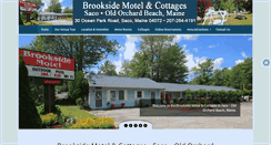 Desktop Screenshot of brooksidemotelandcottages.com